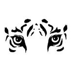 Tiger Eyes Wall Decal