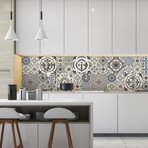 Wall Decal Cement Tiles Tango // 60 ct.