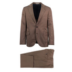 Fano Wool Blend Suit // Brown (Euro: 50)