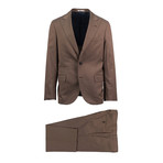 Matera Wool Blend Suit // Brown (Euro: 44)