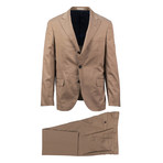Savona Wool Blend Suit // Brown (Euro: 50)