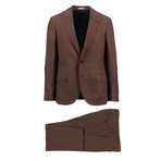 Pavia Wool Blend Suit // Brown (Euro: 50)