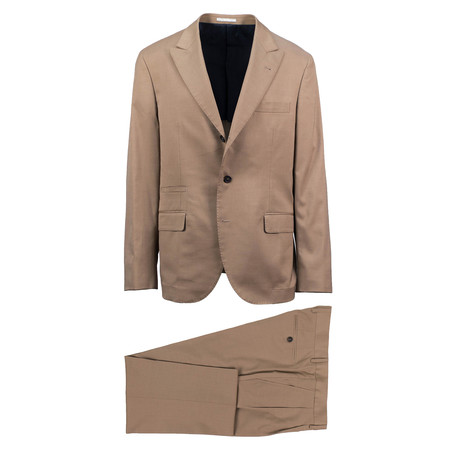 Carpi Wool Blend Suit // Brown (Euro: 46)