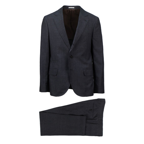 Glen Plaid Wool Blend Suit // Gray (Euro: 50)