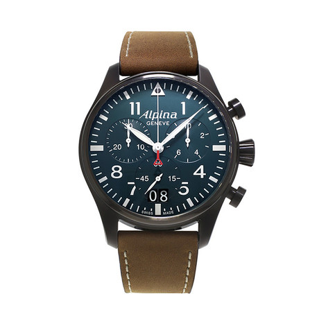 Alpina Startimer Pilot Chronograph Big Date Quartz // AL-372N4FBS6