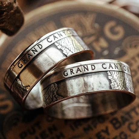 Grand Canyon Coin Ring (Size 4)