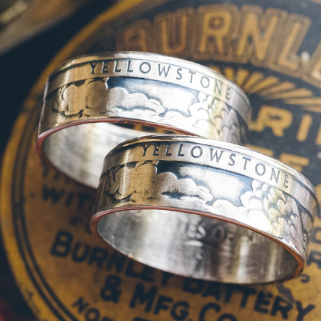 Yellowstone Coin Ring (Size 4)