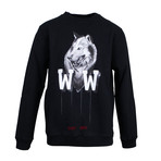 Othelo's Wolf Crewneck // Black (XL)