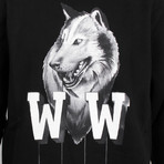 Othelo's Wolf Crewneck // Black (XL)