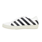 Off White // Classic Diagonals Sneakers // White + Black (Euro: 40)