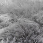 Handmade Wool Sheepskin // Grey Wool (5'0" x 6'0")