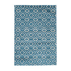 La Morocco Shag // Turquoise (5'2"W x 7'5"L)