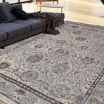 Velvet // Light Grey (5'2"W x 7'2"L)