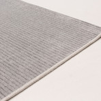 Shimmer // Light Grey (5'W x 7'2"L)