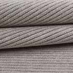 Shimmer // Light Grey (5'W x 7'2"L)