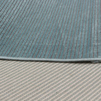 Shimmer // Turquoise (5'W x 7'2"L)