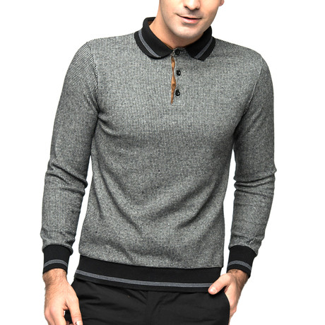 1020 Sweatshirt // Houndstooth Anthracite (M)