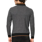 Quarter-Zip Sweatshirt // Dark Gray (XXL)
