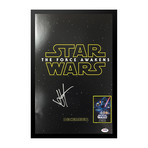 Autographed + Framed Poster // Star Wars Episode VII