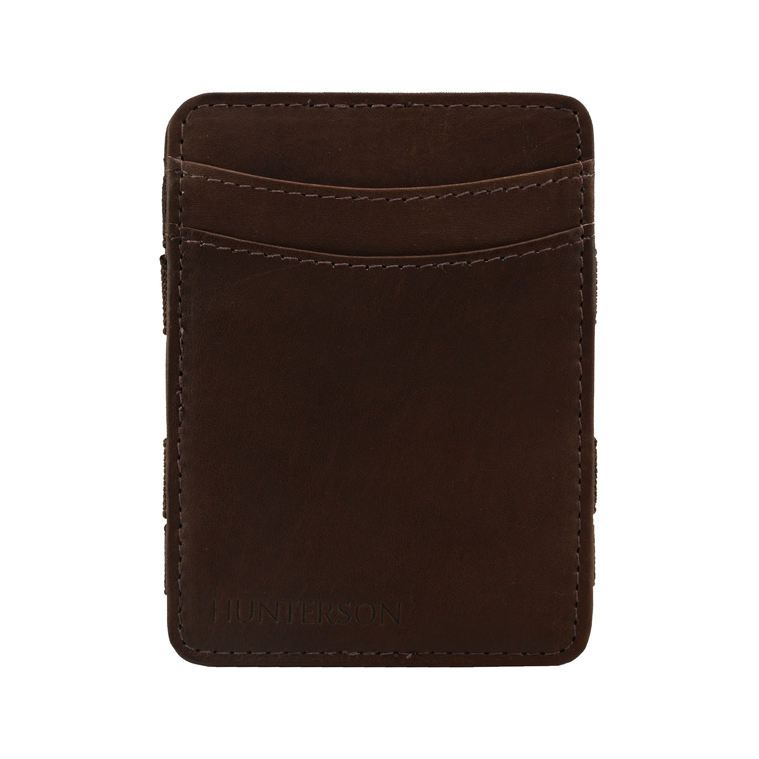 Hunterson Leather Magic Coin Wallet // Brown - Garzini - Touch of Modern