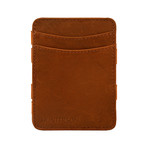 Hunterson Leather Magic Coin Wallet // Cognac