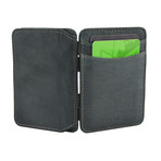 Hunterson Leather Magic Coin Wallet // Gray