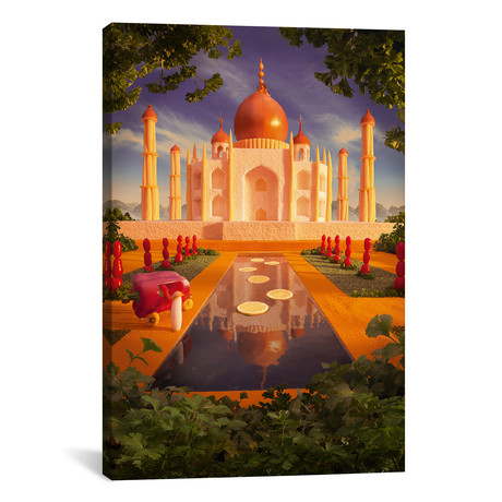Taj Mahal // Carl Warner (18"W x 26"H x 0.75"D)