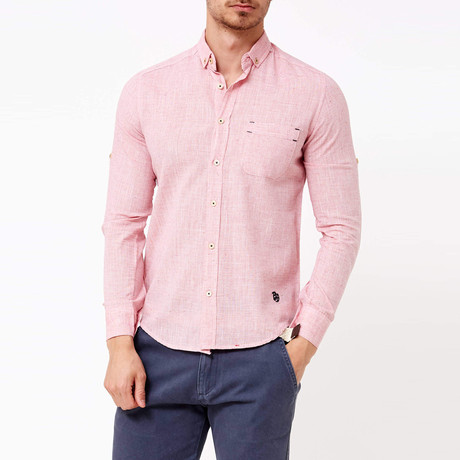 Erik Button-Up Shirt // Bordeaux (S)