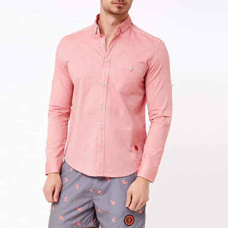 Erik Button-Up Shirt // Red (S)