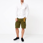 Ethan Button-Up Shirt // White (M)