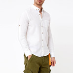 Ethan Button-Up Shirt // White (M)