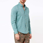 Ethan Button-Up Shirt // Dark Green (M)