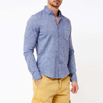 Ethan Button-Up Shirt // Indigo (M)