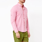 Ethan Button-Up Shirt // Pink (L)