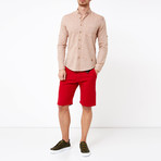 Ethan Button-Up Shirt // Soft Brown (M)