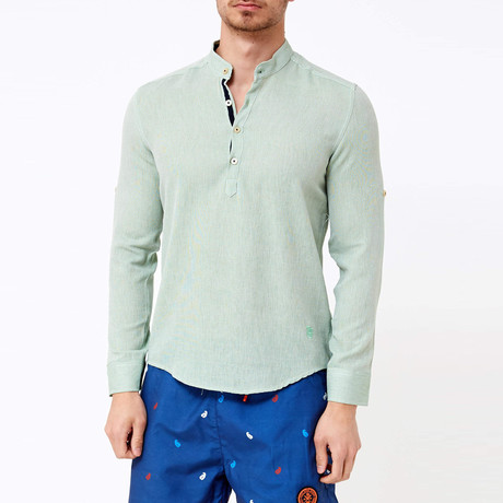 Douglas Button-Up Shirt // Green (S)