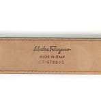 Double Gancio Suede Belt // Gold (40" Waist // 100 cm)