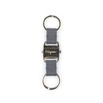 Buckle Keyring // Grey