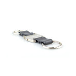 Buckle Keyring // Grey