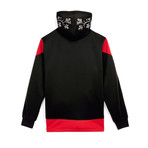 Vines Hood // Black + Red (L)