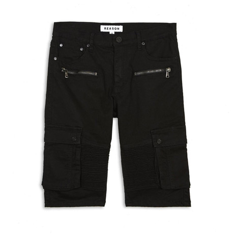 Trenton Cargo Shorts // Black (30)