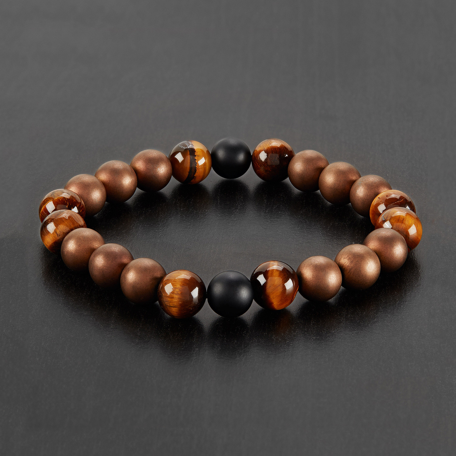 Natural Stone // Tiger Eye, Hematite + Onyx - West Coast Jewelry ...