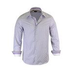 Gregory Modern Fit Long-Sleeve Dress Shirt // Purple (XL)
