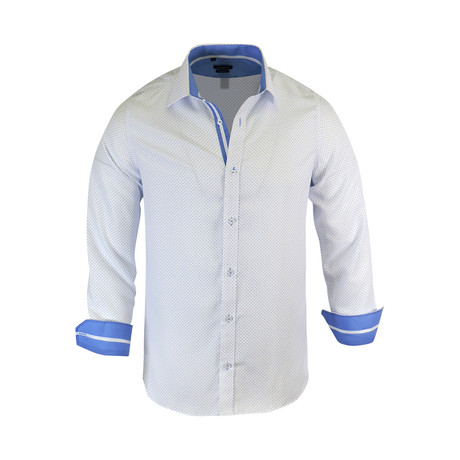 Edison Modern Fit Long-Sleeve Dress Shirt // White (S)