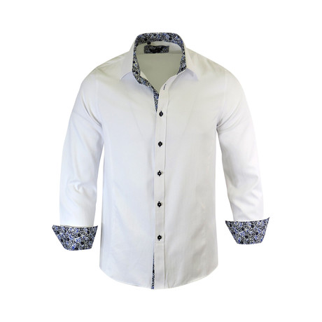 Towner Modern Fit Long-Sleeve Dress Shirt // White (S)