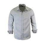 Towner Modern Fit Long-Sleeve Dress Shirt // Grey (L)