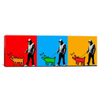 Choose Your Weapon Keith Haring Dog II // Banksy (12"W x 36"H x 0.75"D)