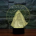 3D Lamp // Mountain