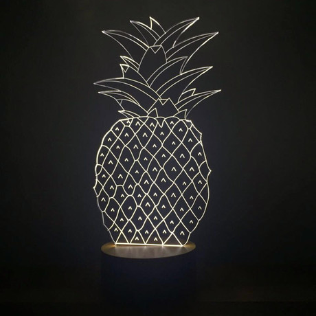 3D Lamp // Pineapple