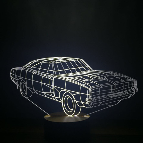 3D Lamp // Old-Car